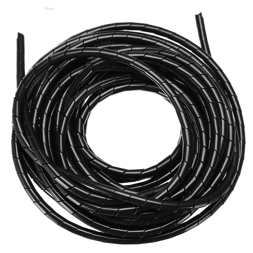 10m dây xoắn ốc 8mm màu trơn dùng để quấn bảo vệ dây cáp chống đứt | BigBuy360 - bigbuy360.vn