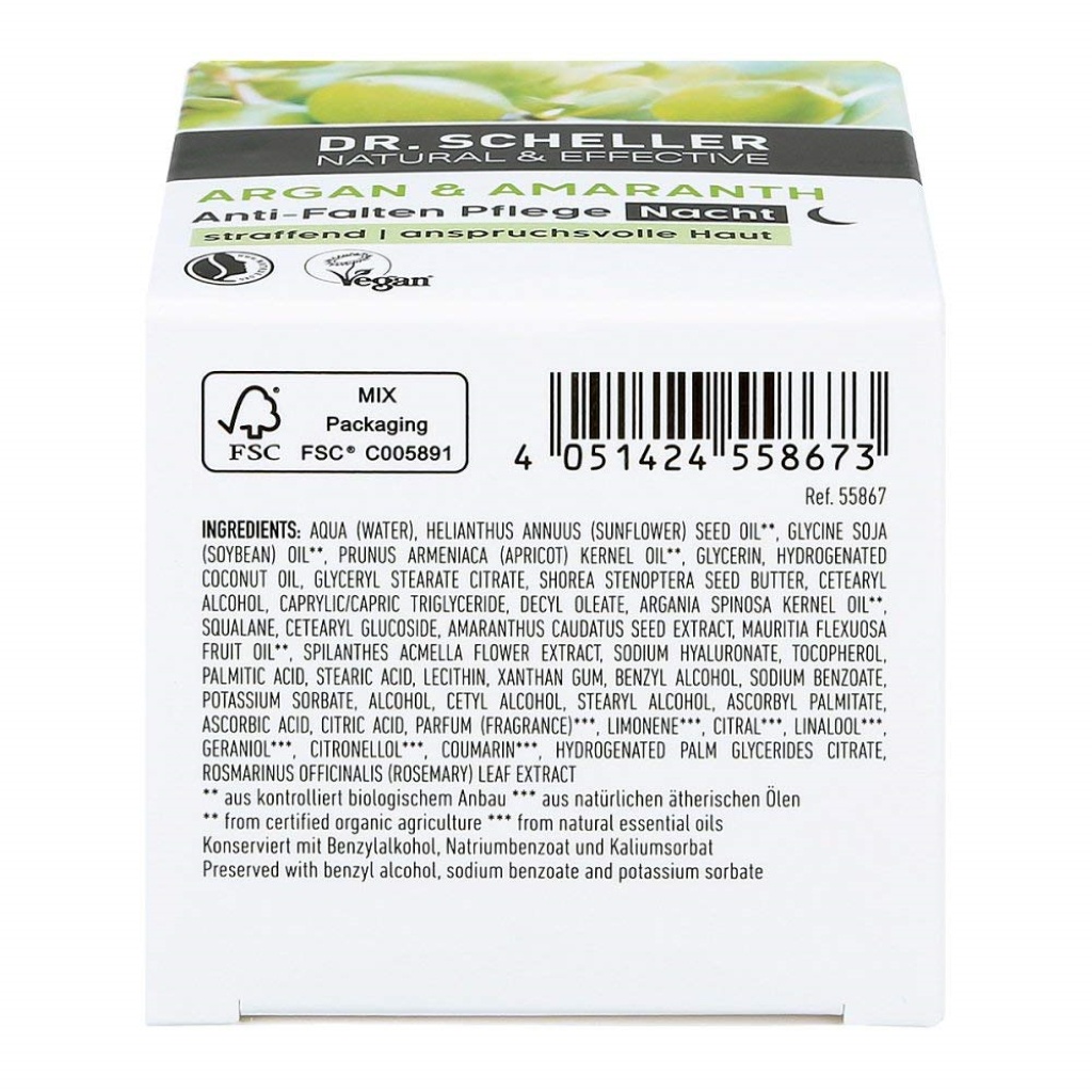 Bộ sản phẩm dưỡng da Dr.Scheller ARGAN & AMARANTH Anti-Wrinkle