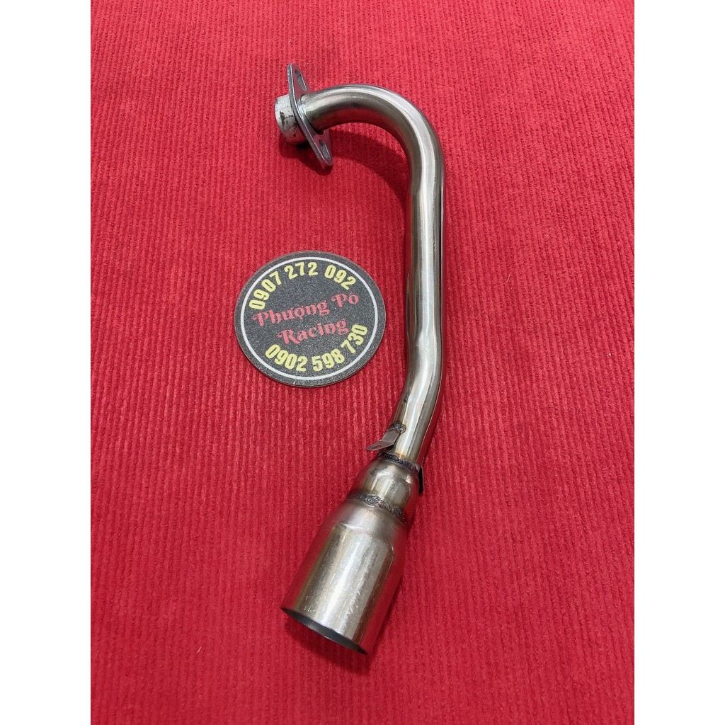Cổ pô inox gắn lon 27 & 32mm x 51mm cho Mio /Nouvo 1 2 3
