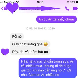 Khăn giấy lau mặt spa (200 tờ/cây)