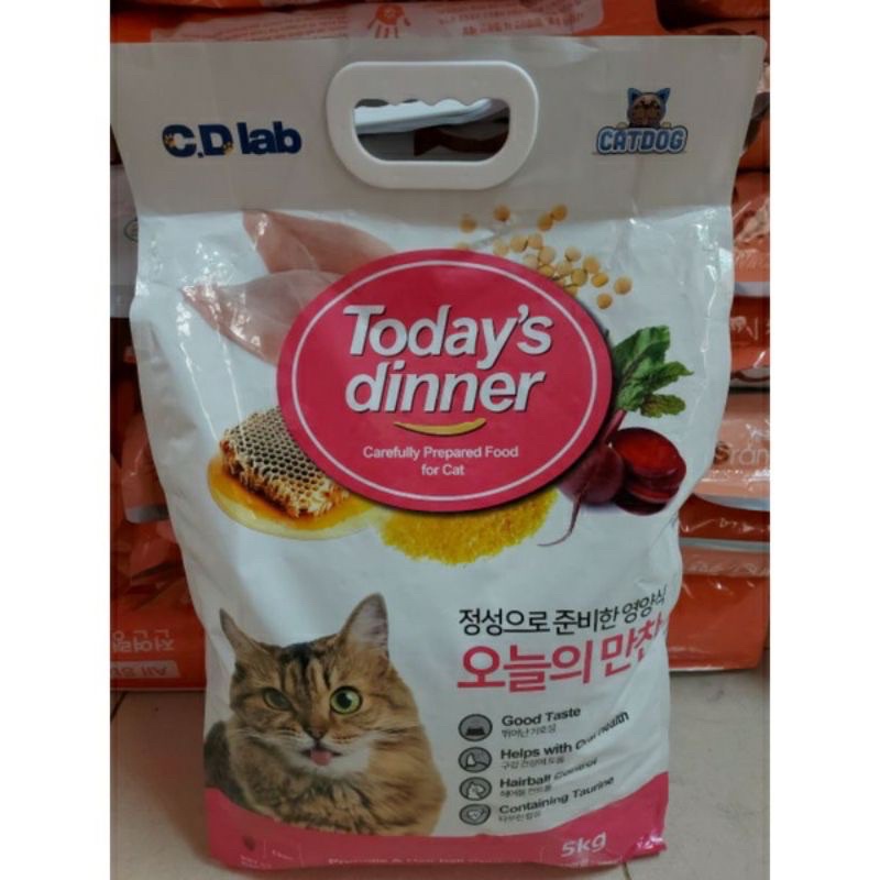 Thức ăn cho mèo Todays Dinner 5kg, Thức ăn cho mèo tất cả các giai đoạn