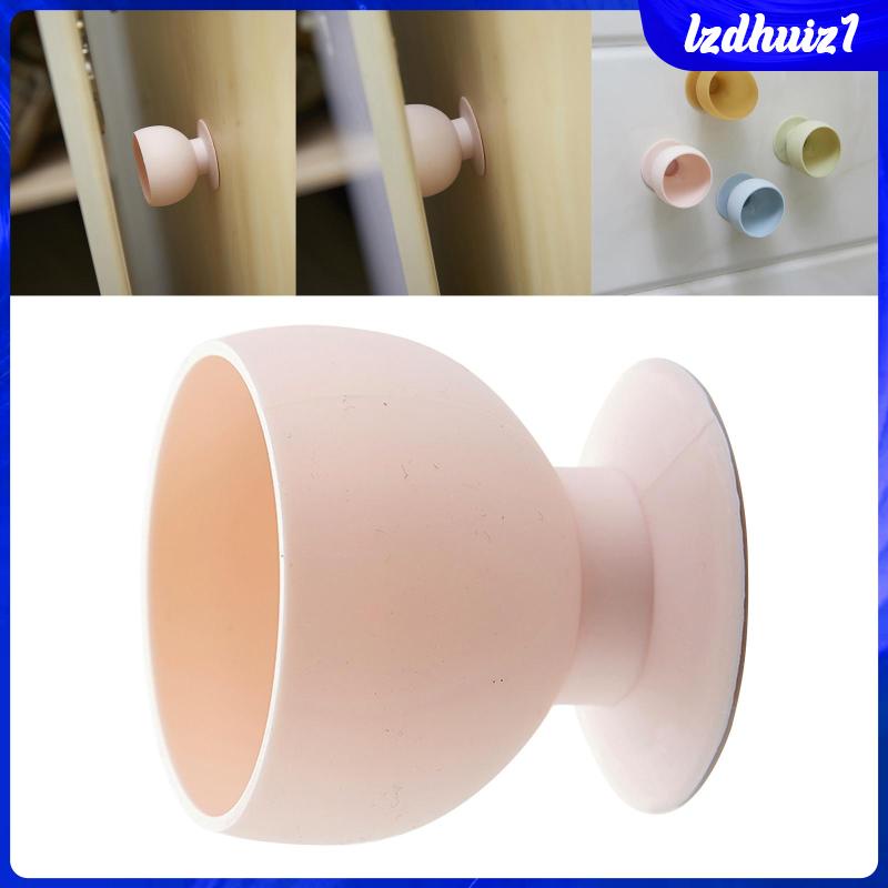 Dụng Cụ Chặn Cửa Bằng Silicone Gắn Tường An Toàn Tiện Lợi