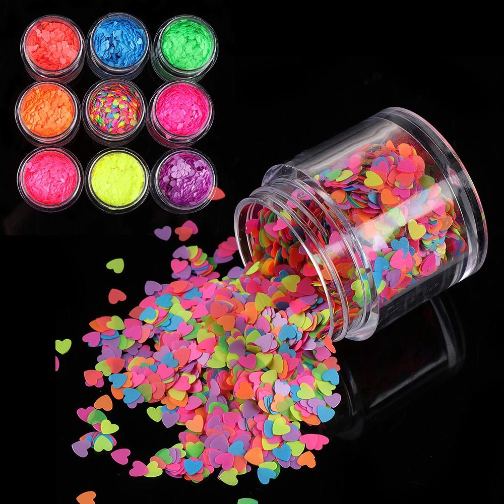 [Hàng mới về] Hộp sequin đính móng trang trí nghệ thuật phát sáng độc đáo