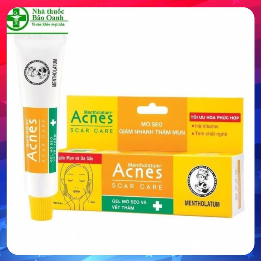 Gel làm mờ sẹo, vết thâm Acnes Mentholatum (12g)