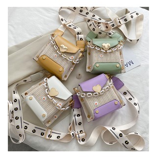 💕💕order 034💕💕 túi đeo chéo dây xích hoa cúc siêu xinh