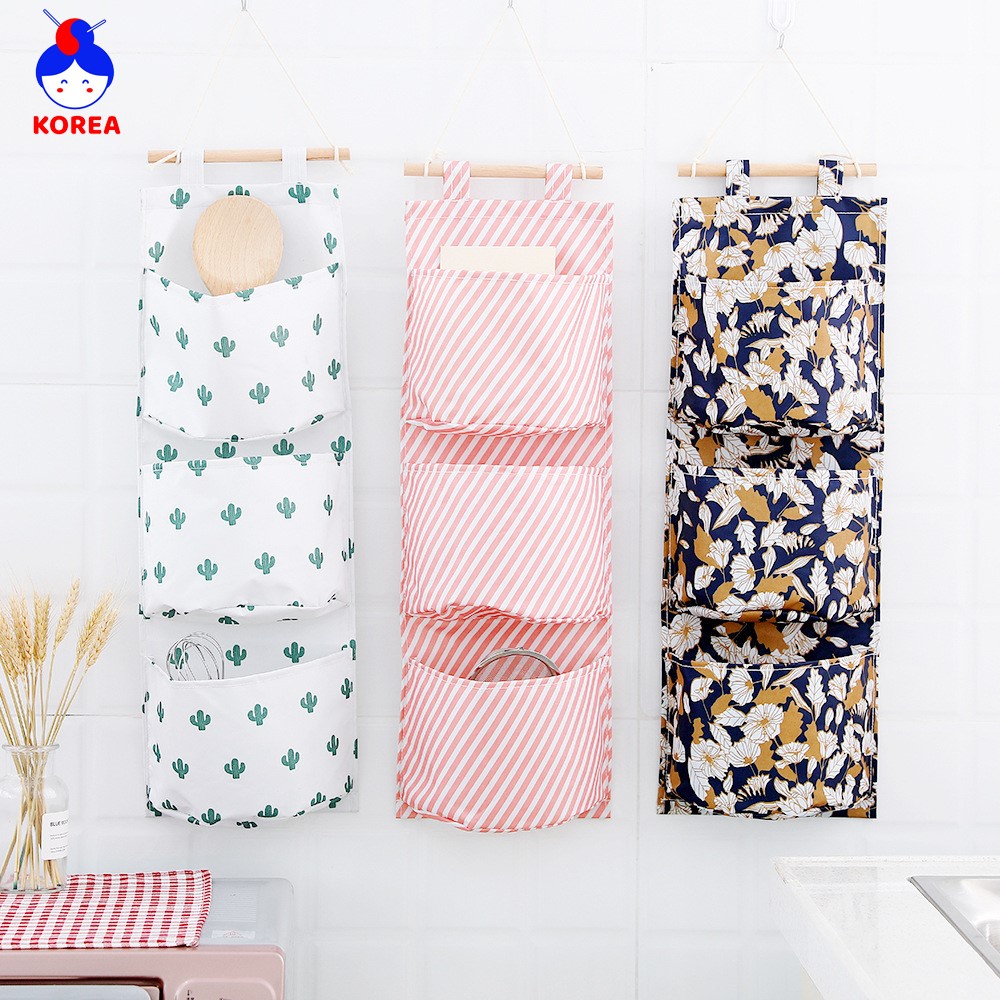 (Mới) Túi đựng đồ dạng treo 3 tầng đa năng GIA DỤNG KOREA decor trang trí