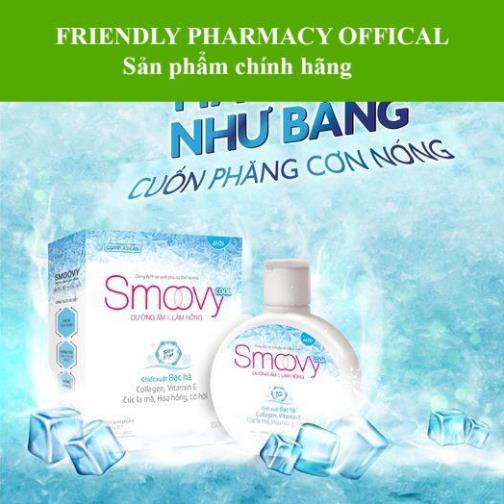 Dung dịch vệ sinh phụ nữ Smoovy Cool mát lạnh– Giúp thơm hồng se khít (Lọ 150ml)
