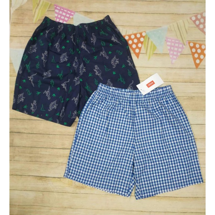 Set 2 quần đùi thô mặc nhà bé trai Canifa