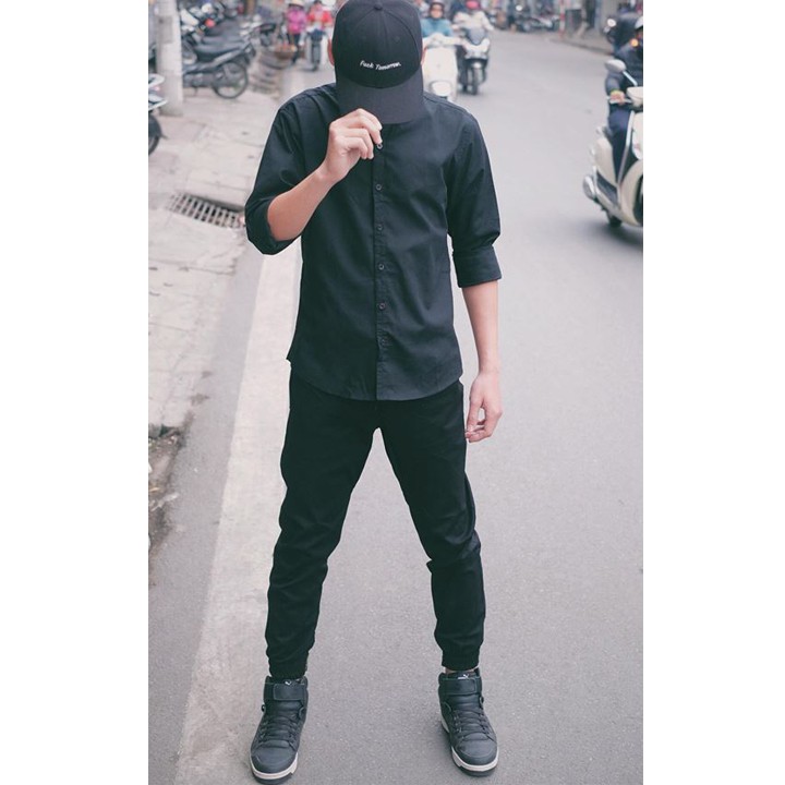 Quần Jogger Nam Chất Kaki Dáng Thể Thao