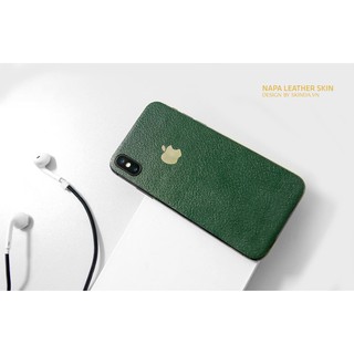 Miếng Dán Da iPhone - Màu Xanh Rêu siêu đẹp