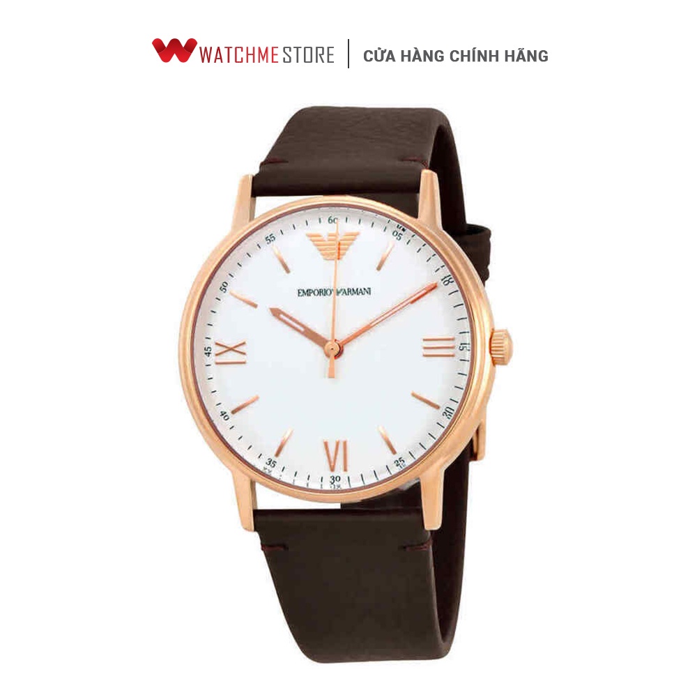 [ ĐẶC BIỆT 18-29.07 - VOUCHER 10%] - Đồng hồ Nam Emprorio Armani dây da AR11011
