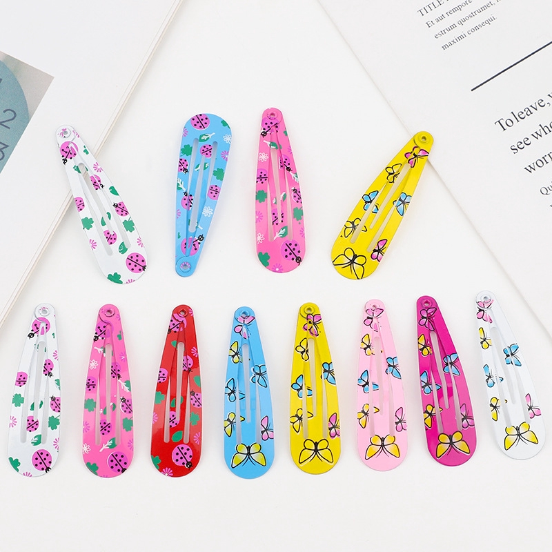 Set 20 Kẹp Tóc Bằng Kim Loại Nhiều Màu