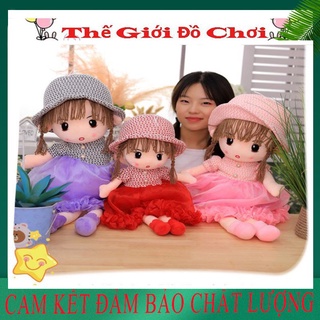 Búp bê - gấu bông quà tặng cao cấp chó bé váy chùm nhiều màu
