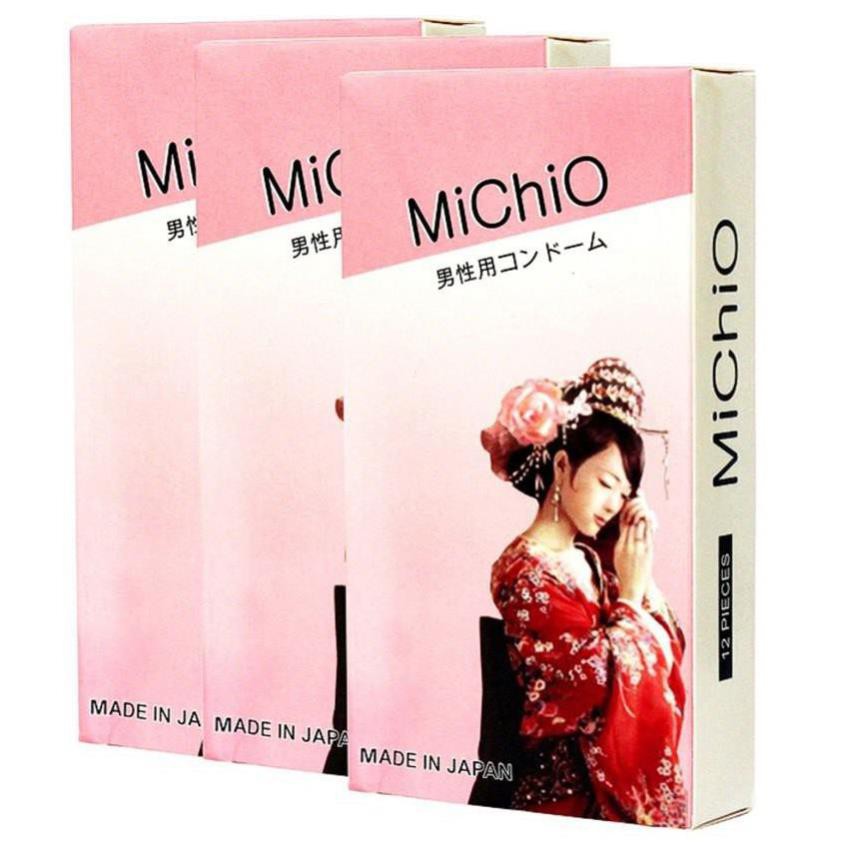 Bao Cao Su Michio Japan - Hộp 12 Pcs Chính Hãng