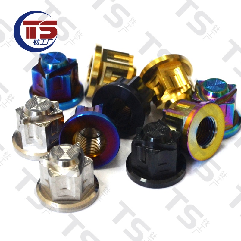 Đai Ốc Giảm Xóc Bằng Hợp Kim Titan Chất Lượng Cao M6 / M8 / M10 / M12 / M14 / M16