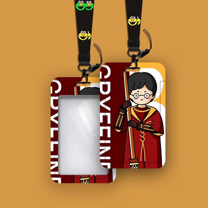 Vỏ Bọc Thẻ ID / Thẻ Tín Dụng Tàu Ngầm Kèm Dây Bện Phong Cách Harry Potter