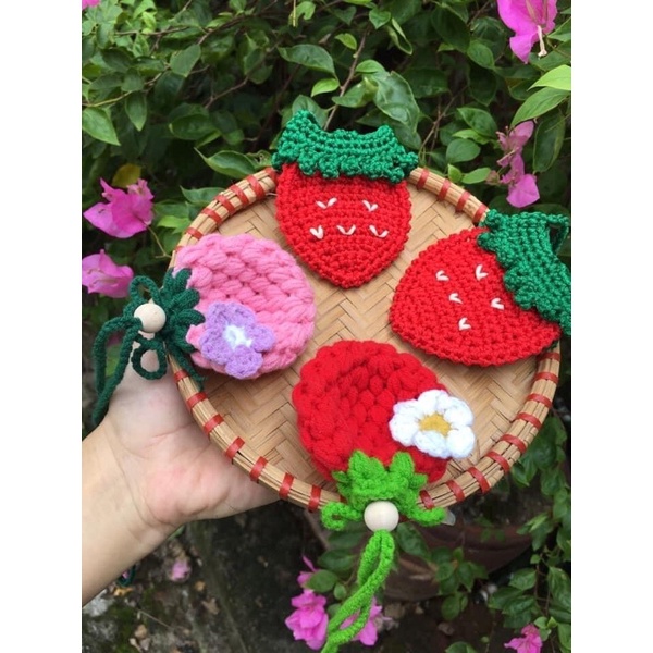 Túi tỏi handmade cho bé, túi tránh vía, túi trẻ sơ sinh