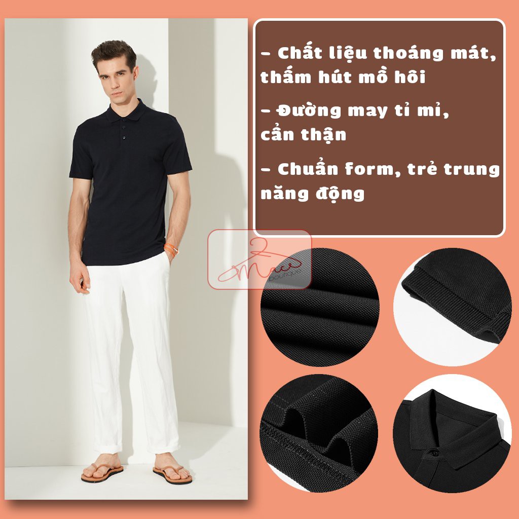 Áo Thun Có Cổ Cá Sấu 4 Chiều Giá Rẻ  nam nữ đồ đôi - MACboutique