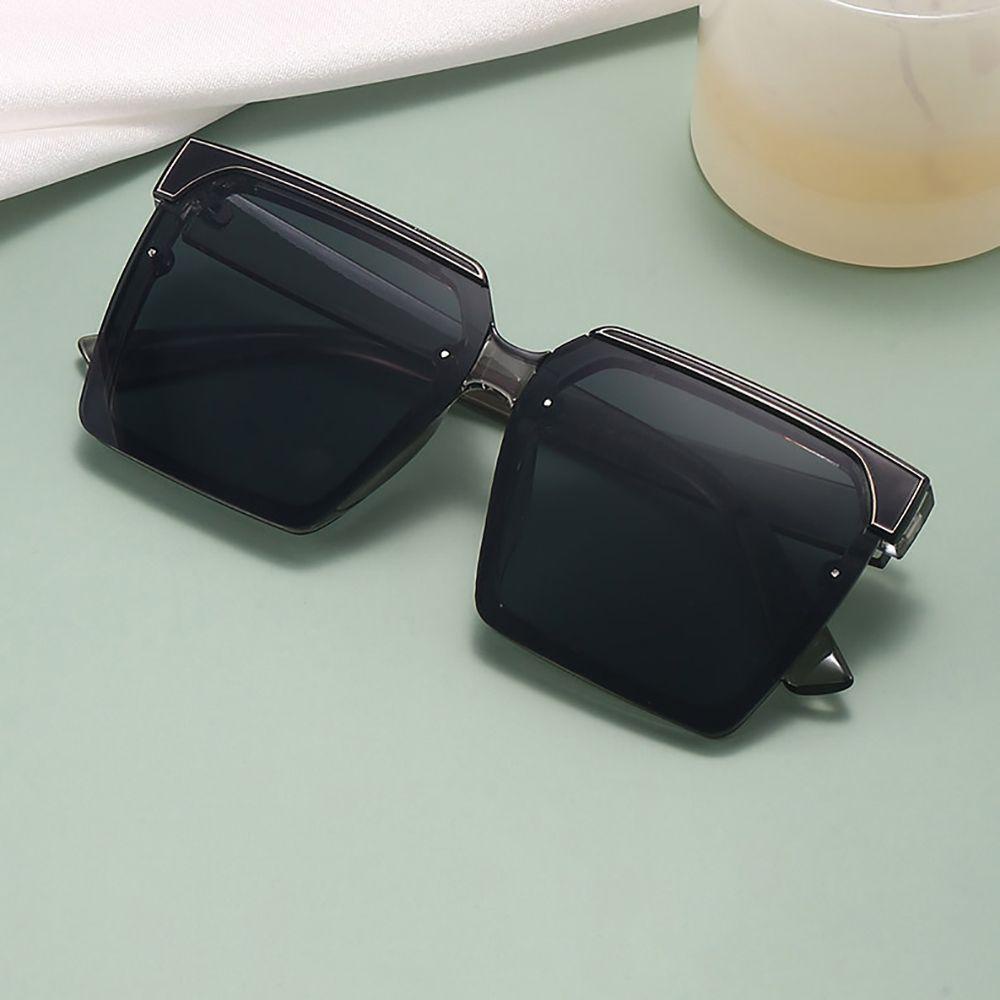 Kính Mát Gọng Vuông Lớn Chống Tia UV Chống Bức Xạ Phong Cách Hàn Quốc Cổ Điển Thời Trang Cho Nam Và Nữ