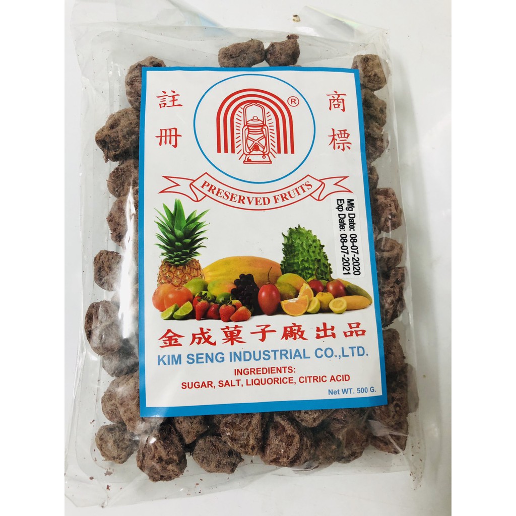 500g xí muội mặn có hạt