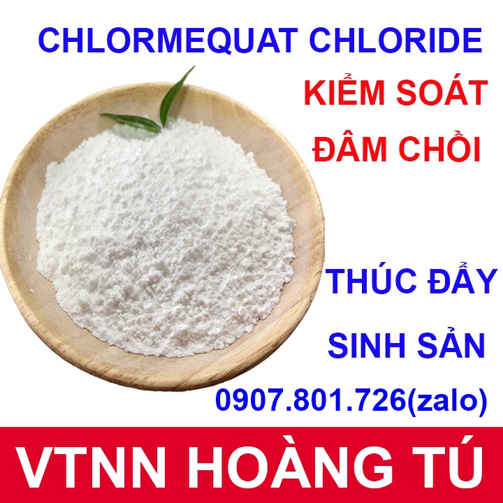 Chlormequat Chloride CCC 98% - kiểm soát đâm chồi, thúc đẩy sinh sản - gói 50g