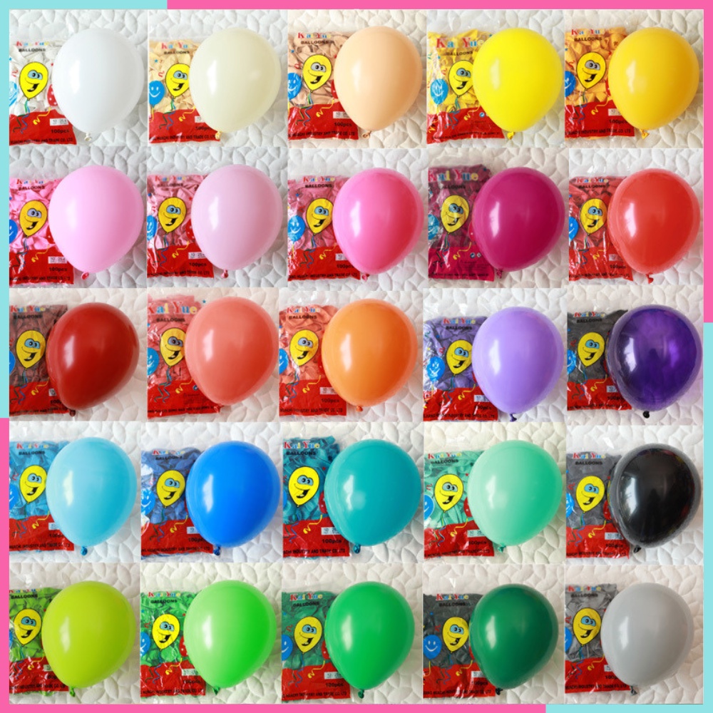 Set 100 bóng bay caosu, bóng bay trang trí sinh nhật ,sự kiện,phòng cưới ..[Loại dày 2,2gram]