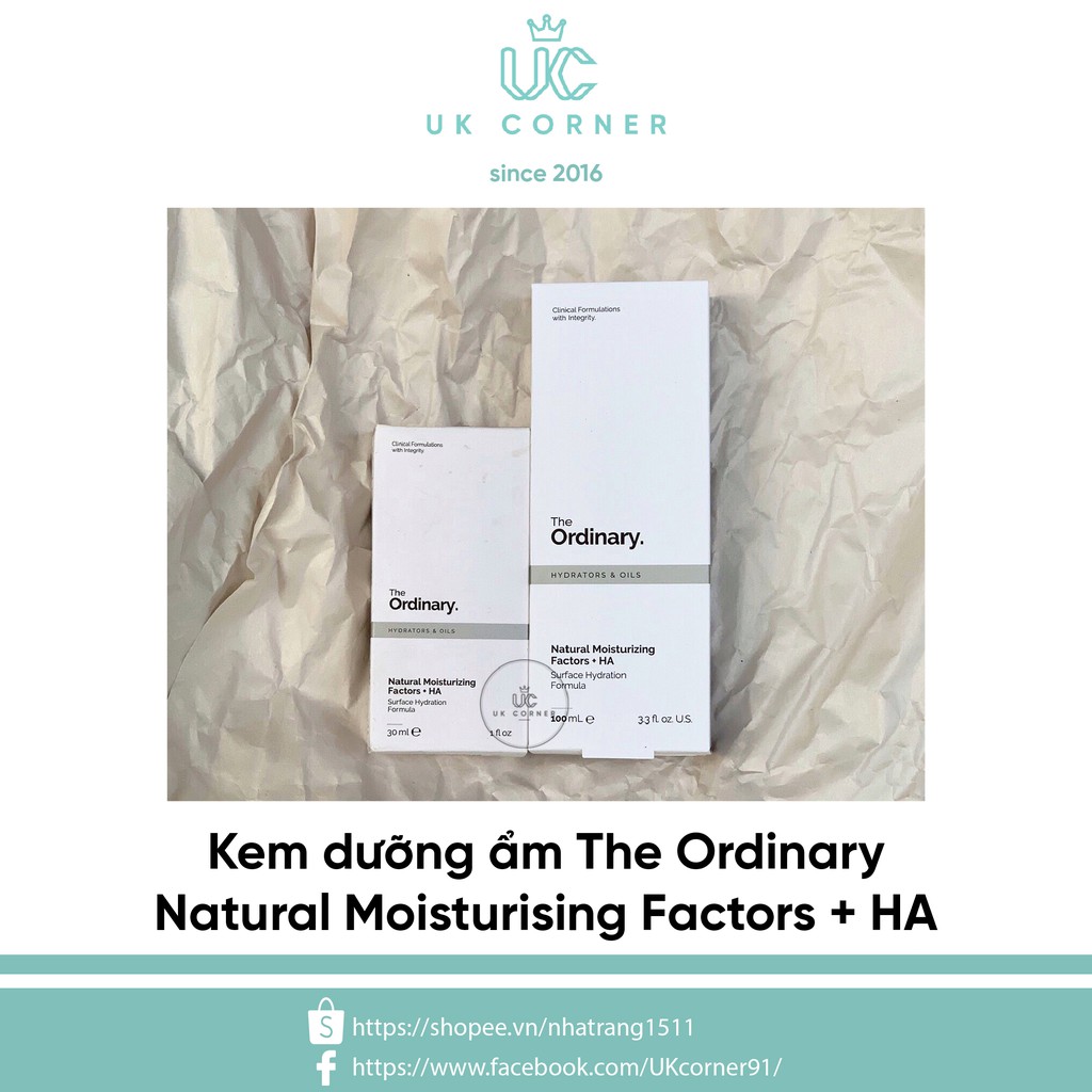 Kem dưỡng ẩm The Ordinary Natural Moisturising Factors + HA 30ml | BigBuy360 - bigbuy360.vn