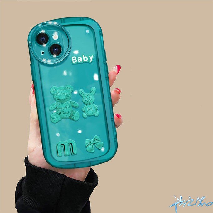 Ốp Điện Thoại Gắn Búp Bê Gấu 3D Cho Vivo Y11 Y12 Y15 Y17 case Y95 Y91 Y91i V9 Y85 S1 Y19 Y93 Y91C V20 Pro U10