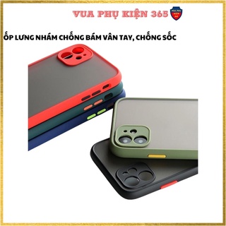 Ốp Lưng iPhone Nhám, Ốp Điện Thoại Chống Bẩn Chống Sốc Chống Bám Vân Tay Bảo Vệ Camera