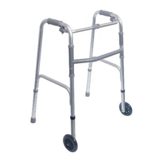 Khung tập đi hộp kim nhôm Lucass bánh xe lớn