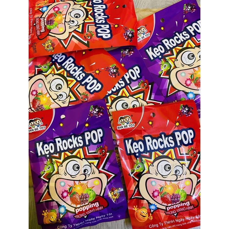 Combo 2 gói Kẹo nổ trẻ em - bánh kẹo tuổi thơ (có đồ chơi)