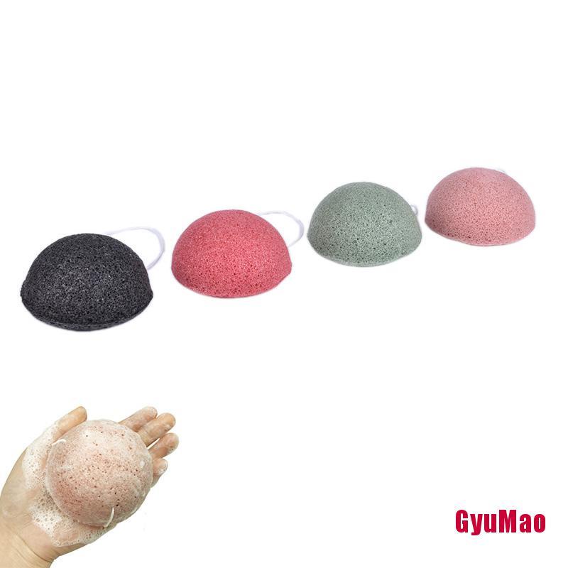 Miếng Mút Konjac Tự Nhiên Rửa Mặt Trang Điểm Tiện Dụng