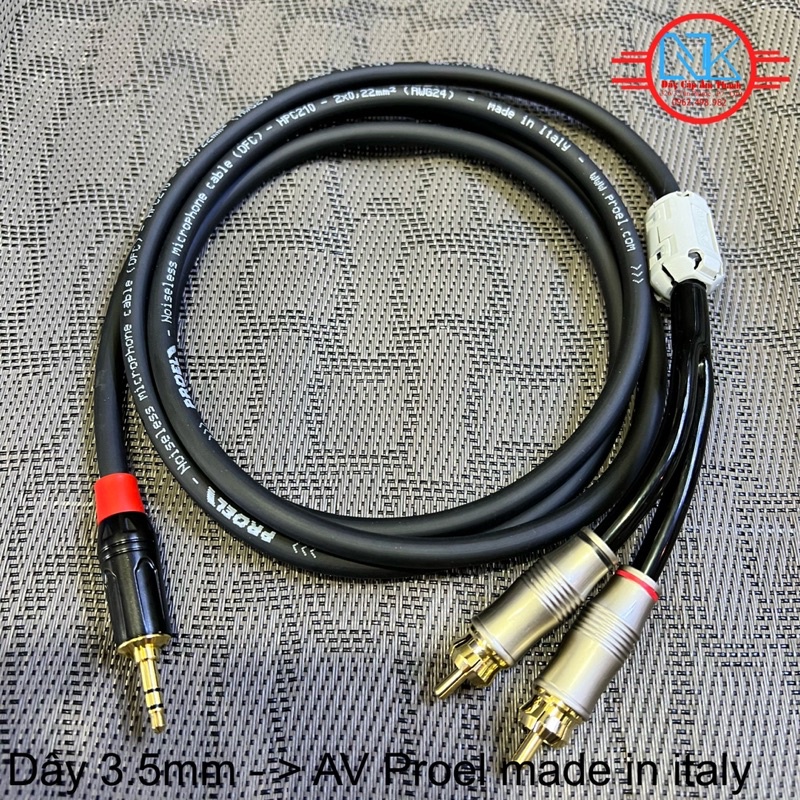 Dây 3.5mm - RCA Proel Made in Italy