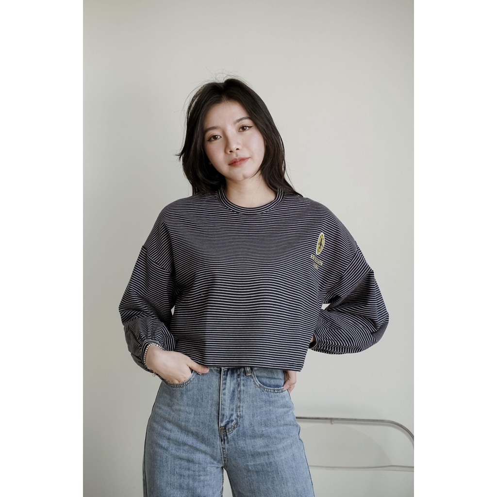 Áo nỉ dài tay hoạ tiết kẻ Adventure [ Méo shop ] | BigBuy360 - bigbuy360.vn