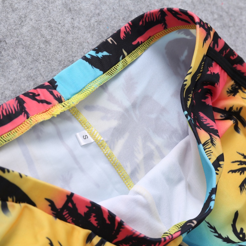 Xiangbao Bộ Bikini Ngắn 2 Mảnh Thể Thao Nhiều Màu Sắc Cho Nữ