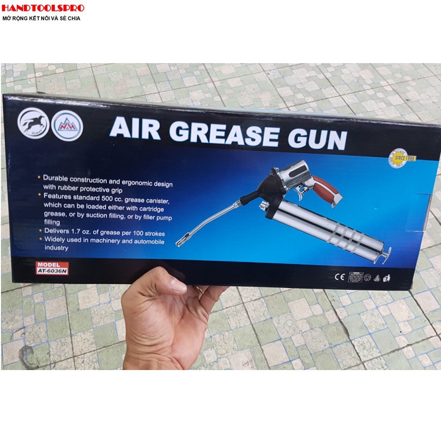 Súng bơm mỡ hơi 500cc AT-6036N HYMAIR