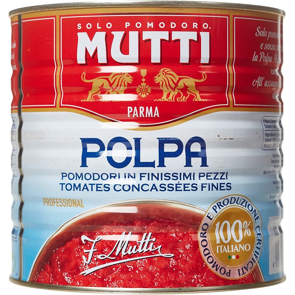 Cà chua xay nhuyễn - Mutti Polpa 2.5kg