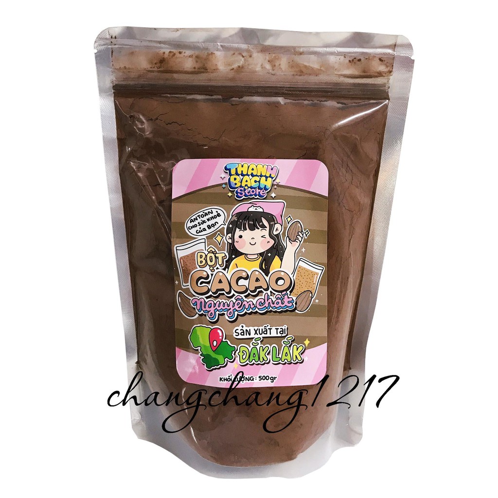 [Mã 77FMCGSALE1 giảm 10% đơn 250K] Bột Cacao Đắng Nguyên Chất Daklak Gói 500gr | BigBuy360 - bigbuy360.vn