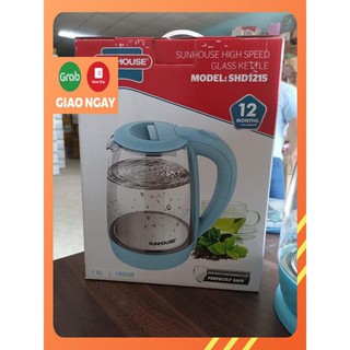 ẤM SIÊU TỐC THUỶ TINH SUNHOUSE 1.8L