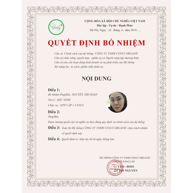 Giảm cân CENLY chính hãng ( hộp 30 viên ) | Thế Giới Skin Care