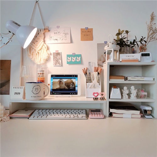 💗FREESHIP💗 KỆ ĐỂ SÁCH KÈM KỆ MÁY TÍNH - LẮP GHÉP ĐỂ BÀN DECOR CỰC ĐẸP