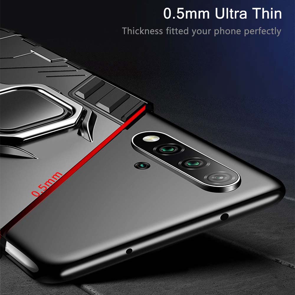 Ốp điện thoại 2 lớp TPU+PC chống sốc tích hợp giá nhẫn cho Huawei Nova 8 7 Pro 8 7 SE 7i 6SE 5T 5 5Pro 4 4e 3i 3 3e