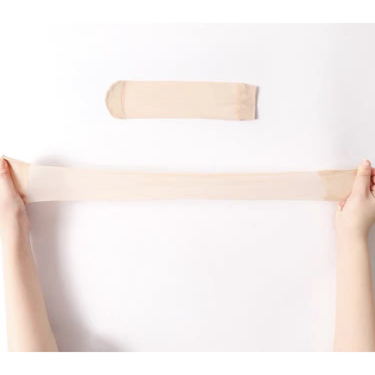 Set 3 Đôi Tất Da Chân Cổ Ngắn 2 Màu Đen Da PK3