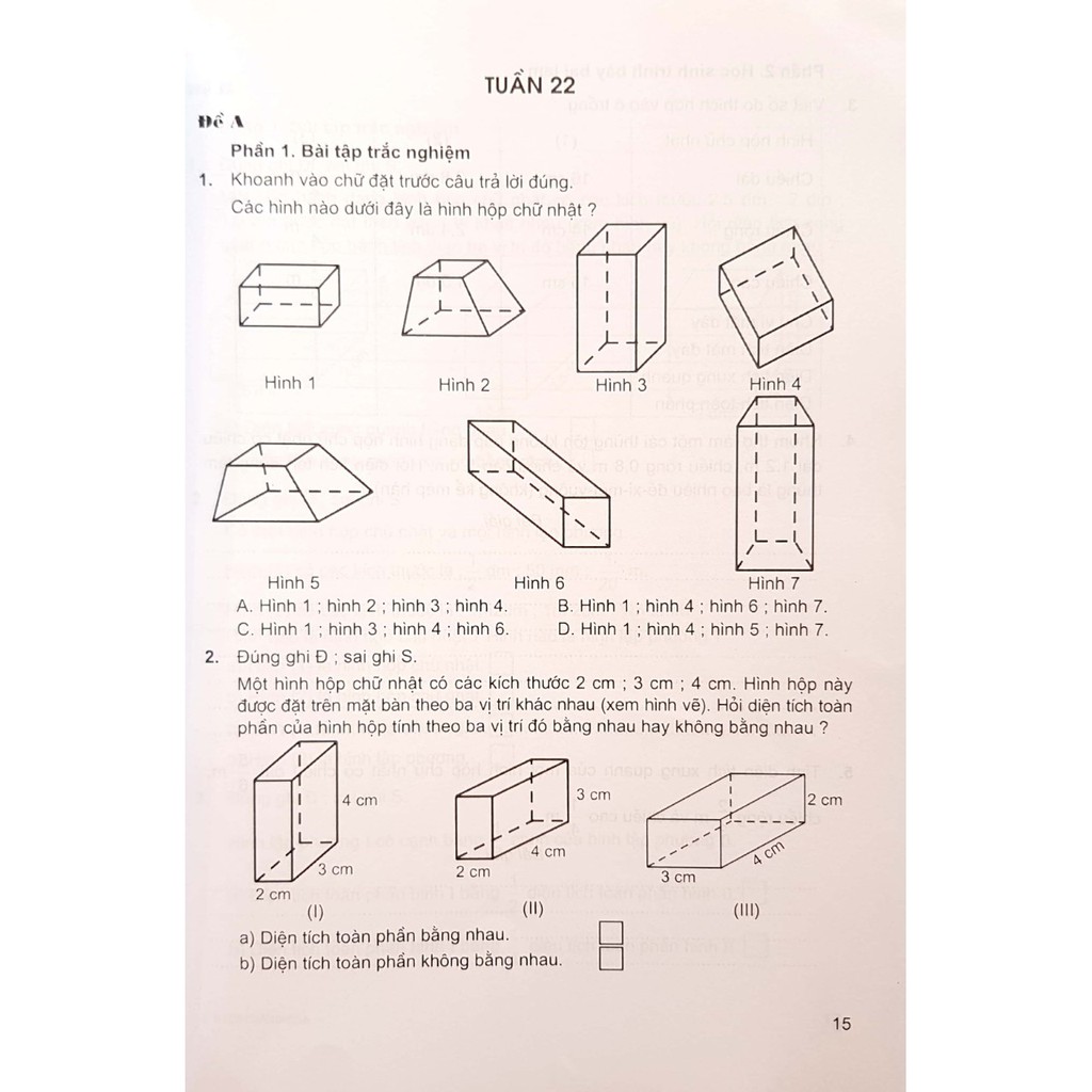 Sách - Bài tập cuối tuần Toán 5 tập hai