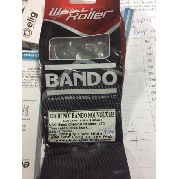 Bi nồi yamaha nouvo lx , nouvo sx chính hãng bando , bi côn yamaha