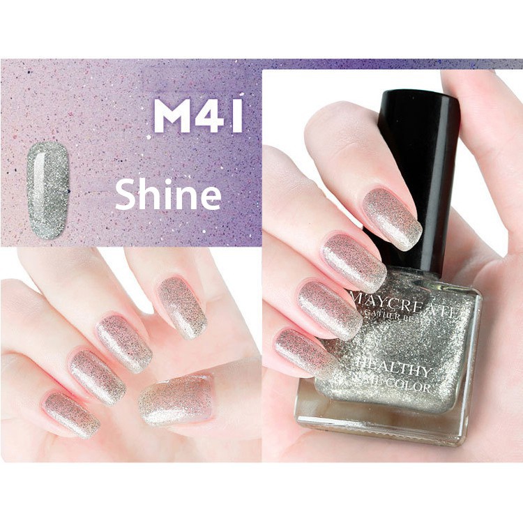 M41 Sơn móng tay Maycreate Nail - Sơn bóc sơn lột hoàn toàn ko hại móng