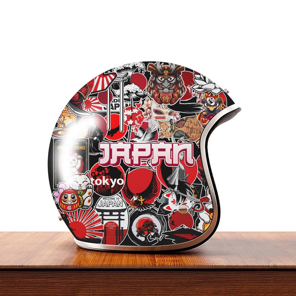 Sticker Japan Chống Nước - Sticker Dán Laptop, Điện Thoại, Đàn Guitar, Mũ Bảo Hiểm, Vali