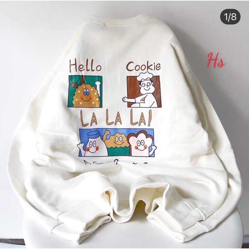 Áo nỉ bánh trắng HSU1