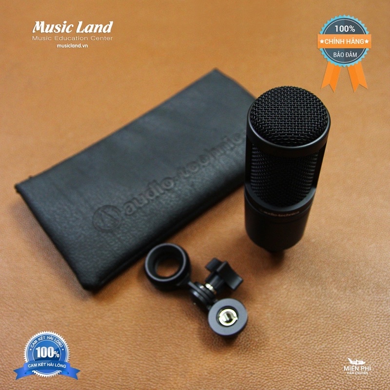 Micro Thu Âm chuyên nghiệp Audio-Technica AT2020 chính hãng bh 12 tháng