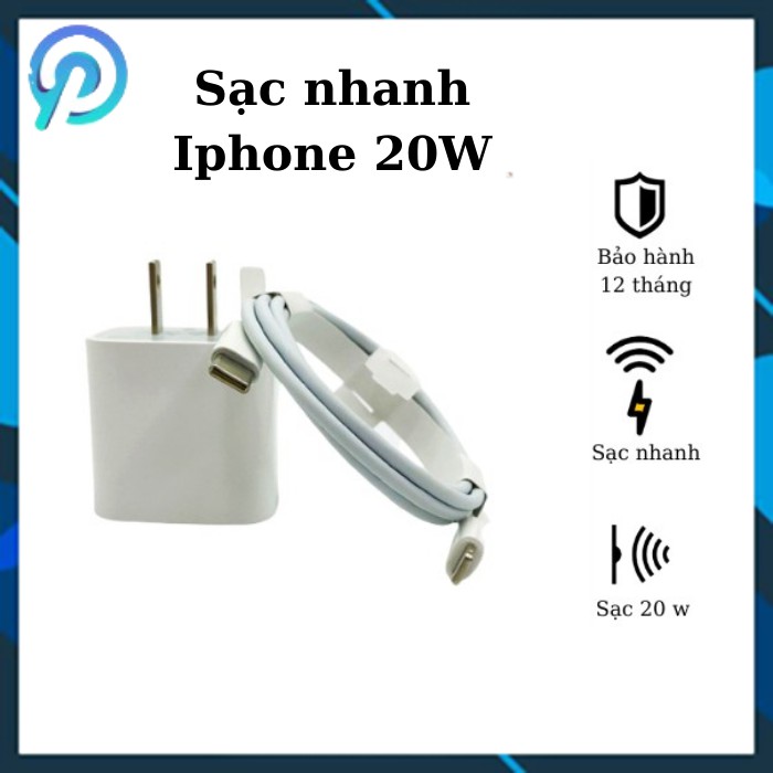 dây sạc nhanh Type-C to Lightning phù hợp với máy IP từ 8 trở lên - Sạc nhanh